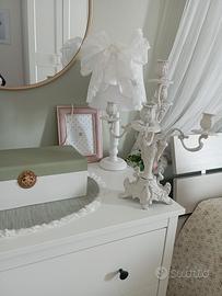 candelabro stile barocco  rigenerato.