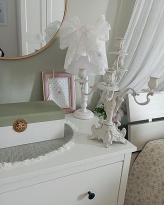 candelabro stile barocco  rigenerato.