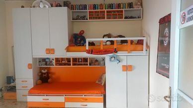 cameretta con soppalco