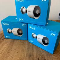 Videocamere Isiwi Pik Wi-Fi 2k - 3 pezzi