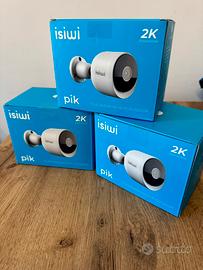 Videocamere Isiwi Pik Wi-Fi 2k - 3 pezzi