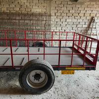 Rimorchio agricolo pianale portacingoli