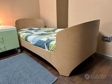 2 Letti Leander Classic Legno e Bianco