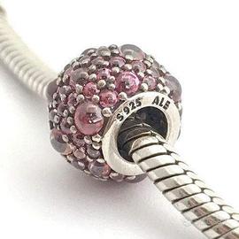 PANDORA Charm 791755HCZ Gocce rosa caprifoglio
