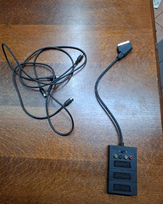 Adattatore Scart con ingressi RCA e cavo