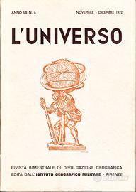 L'Universo rivista Istituto Geografico 12 numeri