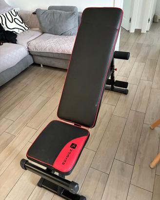 Panca Domyos Salvaspazio + Kit Pesi 30kg