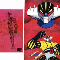 JEEG ROBOT D'ACCIAIO SET 3 CARTOLINE UFFICIALI