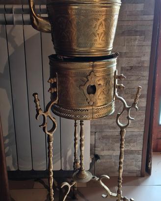 bollitore teiera marocchina vintage antica ottone 