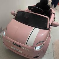 Fiat 500 elettrica rosa