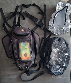 Borsa serbatoio fissaggio con calamite o cinghie