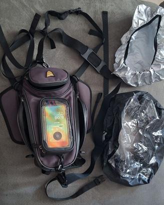 Borsa serbatoio fissaggio con calamite o cinghie