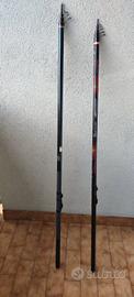 2 canne bolognesi 7 mt tubertini.6 MT scimano 