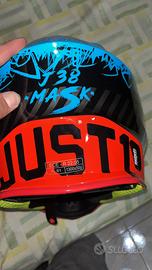 Tuta notocross e casco just