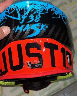 Tuta notocross e casco just