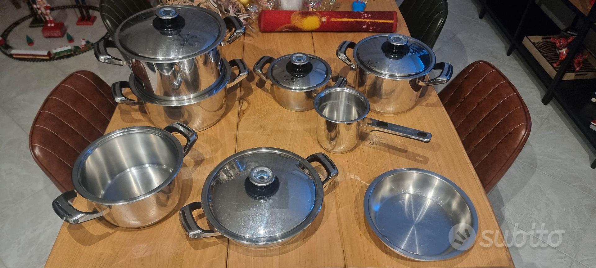 Set pentole acciaio inox 18 10 - Arredamento e Casalinghi In vendita a  Napoli