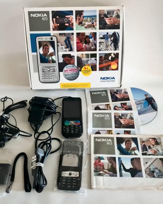 NOKIA N73 SCATOLA ACCESSORI ISTRUZIONI 2007 TIM