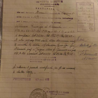 Documento antico 1958