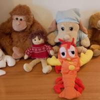 6 Peluche assortiti 