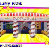 Gonfiabile Luna park 3 in 1