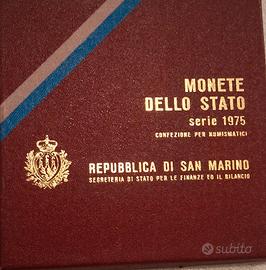 Monete dello Stato 1975 Repubblica di San Marino 