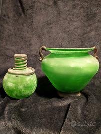 Vasi in vetro sabbiato