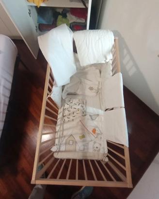 Lettino completo di accessori