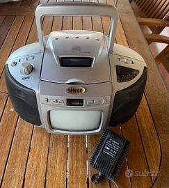 Stereo porabile con TV Seleco