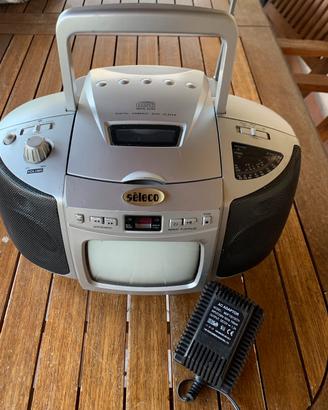 Stereo portabile con TV Seleco