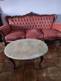 Salotto in stile barocco 6 pezzi
