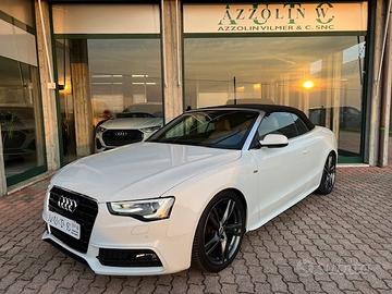 Audi A5 Cabrio 2.0 tdi 190cv S-line, Navi, Pelle, 