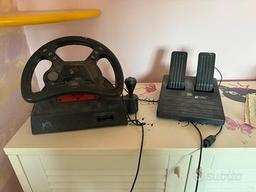 Volante e pedaliera per Nintendo 64