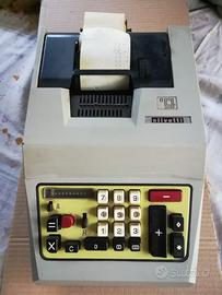 Calcolatrice Olivetti Elettromeccan. Multisumma 20