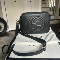 Borsa Soho Disco GUCCI in pelle di vitello martell