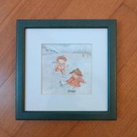 Decorazione da parete con bambini che pattinano