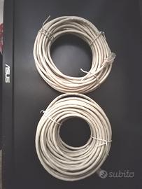 Cavo patch di Cat-5e con connettori RJ45 di 15 m