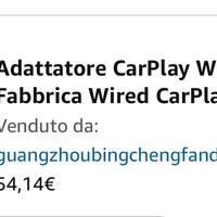 Adattatore carplay  android auto/apple