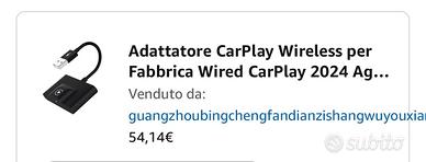 Adattatore carplay  android auto/apple