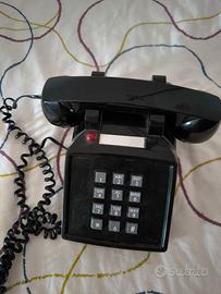 Cellulare fisso stile  vintage nero a tasti