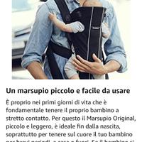 Marsupio adatto dalla nascita con poggiatesta rego