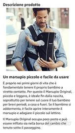 Marsupio adatto dalla nascita con poggiatesta rego