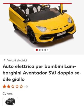 Lamborghini Aventador - 2 posti, per bambini.