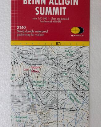 Harvey - Beinn Alligin Summit - Mappa Nuova