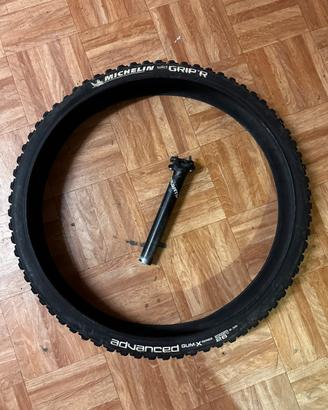 Pneumatico mtb e reggisella