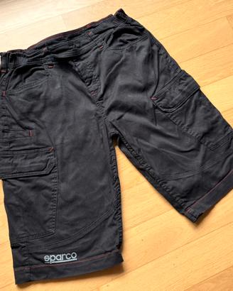 Sparco Cargo Shorts Neri
