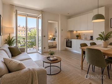 Bilocale con EUR TORRINO - BALCONE