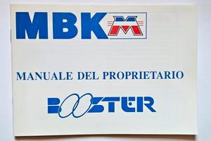 manuale del proprietario MBK booster 