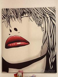 Stampa su tela stile fumetto