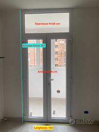 Porta finestra in PVC