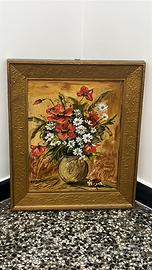 Quadro con cornice in legno